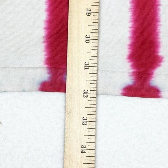 Vintage 90s Sundog T-Shirt XXL Tie Dye American Flag Skull Single Stitch - Picture 9 of 9